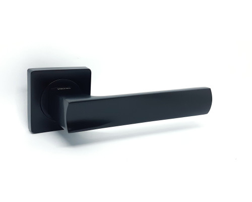Ручка на розетці KEDR HRoz R06.144-AL - Black mat  (квадратна)