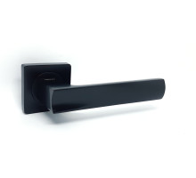 Ручка на розетці KEDR R08.144 Black mat (квадратна)