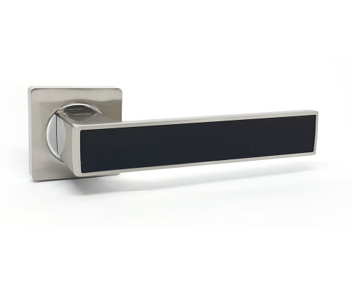 Ручка на розетці KEDR R08.810-AL-SN/CP Black (квадратна)