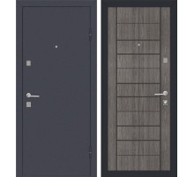 Вхідні двері RICCARDI ВУЛИЦЯ метал/МДФ BIT 06 B Дуб Ash 2050х860 R