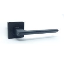 Ручка на розетці KEDR HRoz R06.148-AL - Black mat  (квадратна)