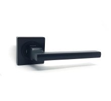 Ручка на розетці KEDR HRoz R06.180-AL - Black mat (квадратна)