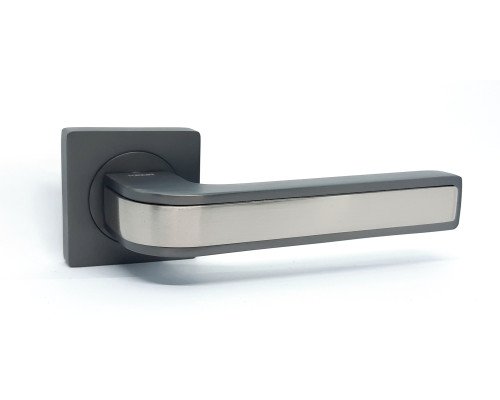 Ручка на розетці KEDR R08.830-AL-SN/CP-Graffit (квадратна)
