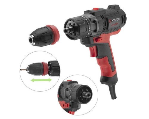 Дриль-шуруповерт електричний Intertool WT-0110 420Вт