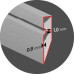 Правило трапецієподібне Intertool MT-2210  1,0м