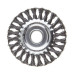 Щітка кільцева Intertool BT-7125 Пучки крученого дроту 125×22,2мм 11000 об/хв