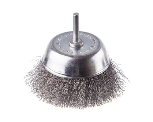 Щітка чашкова для дриля 1/4" Intertool BT-9100 Кручений дріт 100мм 4500 об/хв