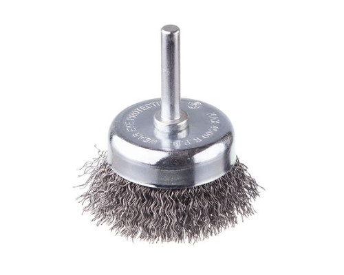 Щітка чашкова для дриля 1/4" Intertool BT-9050 Кручений дріт 50мм 4500 об/хв