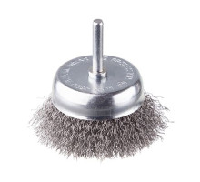 Щітка чашкова для дриля 1/4" Intertool BT-9075 Кручений дріт 75мм 4500 об/хв