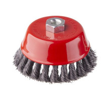 Щітка чашкова для КШМ М14 Intertool BT-2125 Пучки крученого дроту 125мм 6500 об/хв