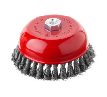 Щітка чашкова для КШМ М14 Intertool BT-2150 Пучки крученого дроту 150мм 4500 об/хв