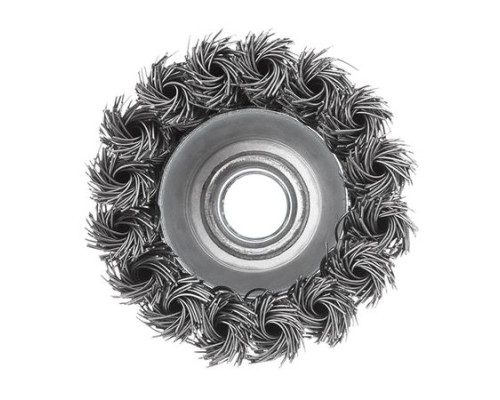 Щітка чашкова для КШМ М14 Intertool BT-2065 Пучки крученого дроту 65мм 12500 об/хв