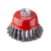 Щітка чашкова для КШМ М14 Intertool BT-2085 Пучки крученого дроту 85мм 8500 об/хв