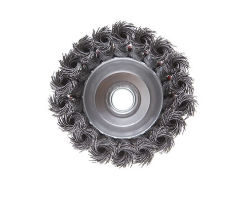 Щітка чашкова для КШМ М14 Intertool BT-2085 Пучки крученого дроту 85мм 8500 об/хв