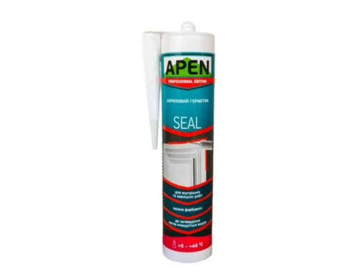  Герметик акриловий APEN Білий (280мл)