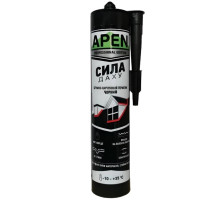  Герметик бітумно-каучуковий APEN "Сила даху" Чорний (280мл)