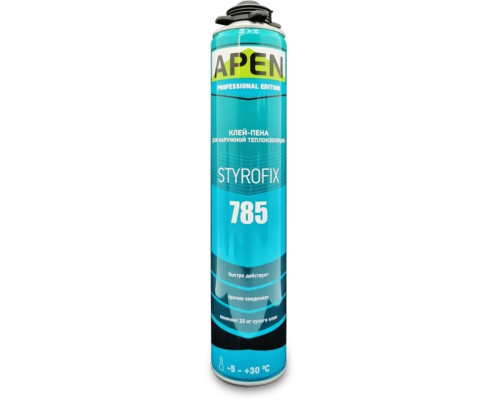 Клей-піна APEN STYROFIX 785 Для пінопласту (750мл)