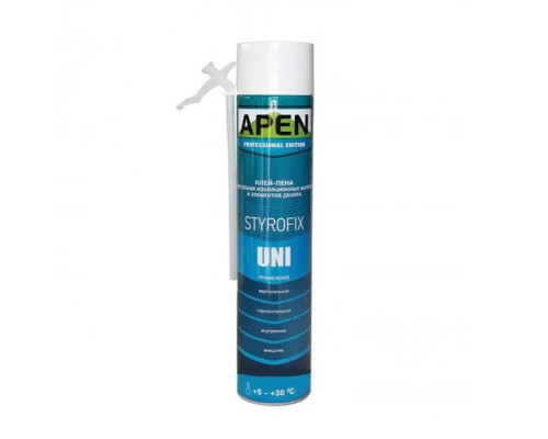 Клей-піна APEN STYROFIX UNI Для пінопласту (750мл)