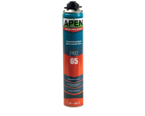 Піна монтажна професійна Apen GUNFOAM PRO 65 літня (875мл)