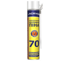 Піна монтажна побутова Lacrysil "70" (850мл)