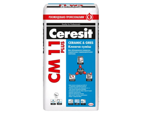 Клей для плитки Ceresit СМ11 Plus (25кг)