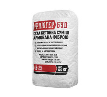 Сухий бетон Флюгер Буд з фiброю В-25 (25кг)