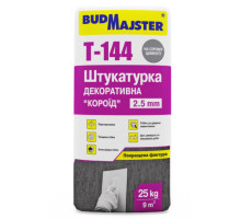 Штукатурка BUDMAJSTER ТИНК-144  Декоративна «короїд» на сірому цементі (25кг)
