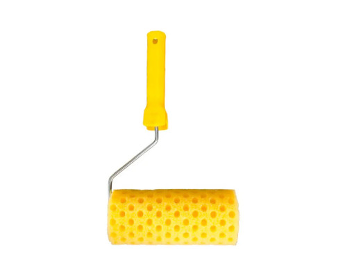 Валик малярський структурний Mastertool Moltopren Decor Горошок 92-6203 з ручкою 180х80мм
