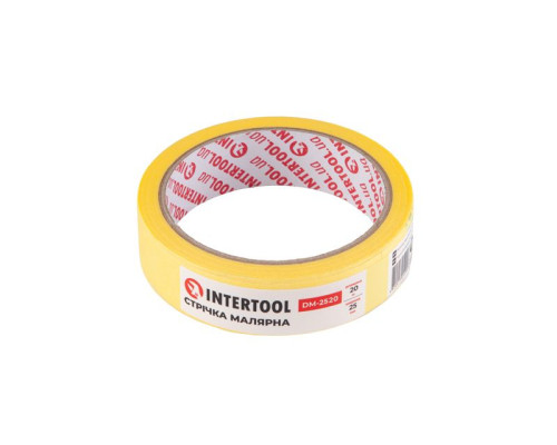 Стрічка малярна Intertool DM-2520  25мм х 20м