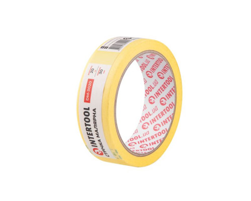 Стрічка малярна Intertool DM-3020  30мм х 20м