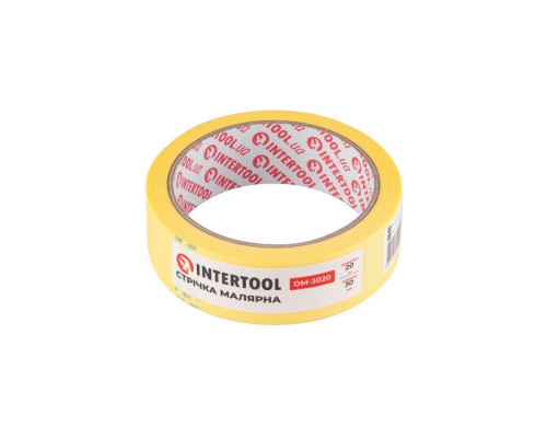 Стрічка малярна Intertool DM-3020  30мм х 20м