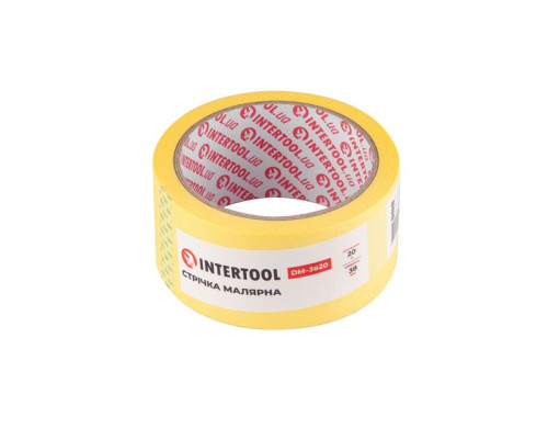 Стрічка малярна Intertool DM-3820  38мм х 20м