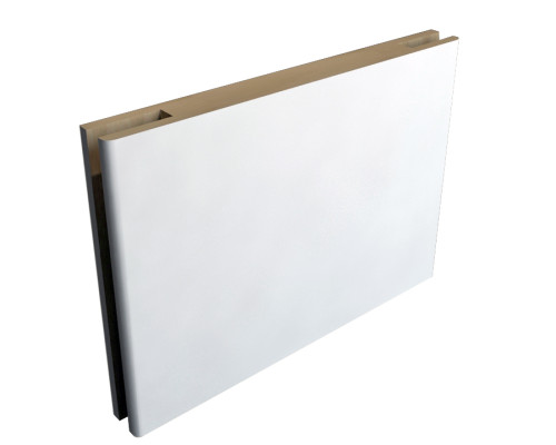 Добірна дошка МДФ Телескоп 150/10 LUXDOORS Vinil (комплект) Білий