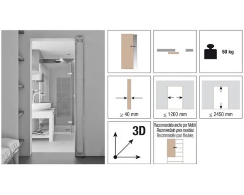 Розсувна система Art. 0590 1200 2450 TRICKS KOBLENZ