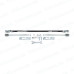 Розсувна система на 1-двері 80-120кг Art.0500 120 ABS + ABS доводчик KOBLENZ