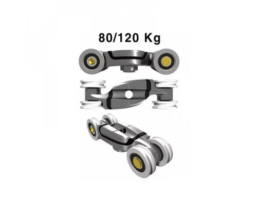 Розсувна система на 1-двері 80-120кг Art.0500/3 KOBLENZ