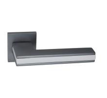 Ручка на квадратній розетці  GENRICH R77.220 MCP/WH