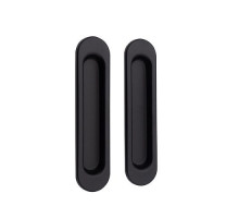 Ручка на роздвижні двері KEDR - BLACK MAT (пара)
