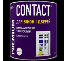 Емаль акрилова Contact Універсальна для вікон та дверей (0,75кг)