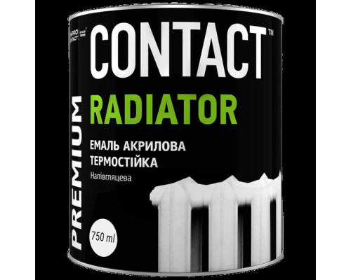 Емаль акрилова Contact для радіаторів (0,75кг)