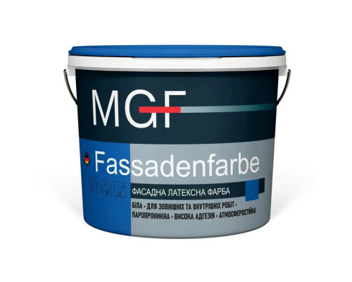 Фарба фасадна MGF Fassadenfarbe M90 Білий матовий (7кг)