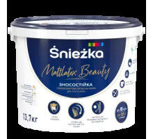 Фарба латексна Sniezka Mattlatex Beauty Білий матовий (1,37кг/1л)