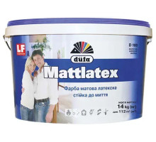 Фарба латексна Dufa Mattlatex D100 Білий матовий (1,4кг)
