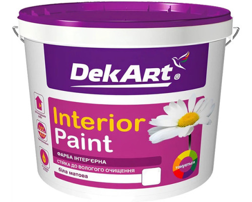 Фарба інтер'єрна DekArt Interior Paint Білий матовий (12,6кг)