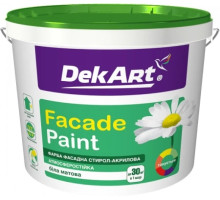Фарба фасадна DekArt Facade Paint Білий матовий (1,2кг)