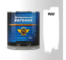 Емаль  Дніпровська Вагонка Біла 900 ПФ-133 (2,5кг)