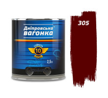 Емаль  Дніпровська Вагонка Вишнева 305 ПФ-133 (2,5кг)
