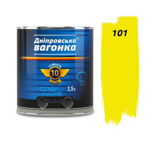 Емаль  Дніпровська Вагонка Жовта 101 ПФ-133 (2,5кг)