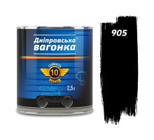 Емаль  Дніпровська Вагонка Чорна 905 ПФ-133 (2,5кг)