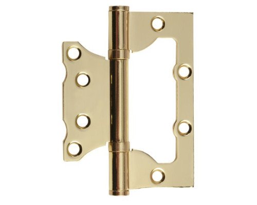 Петля сталева GAVROSHE GR PLAT 100х75х2,5мм В2 ЗОЛОТО (РB)